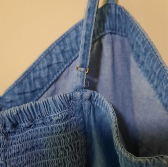 Vintage Denim Summer Short  Dress..Size Medium - Picture 7 of 13